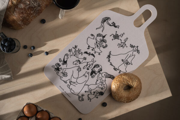 Muurla – Chop&Serve Skärbräda 23x44 cm Moomin 80