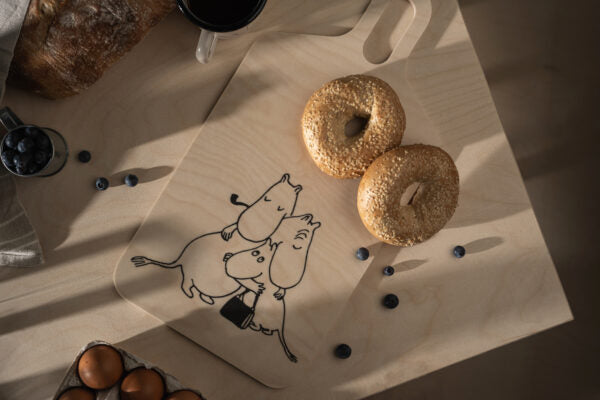 Muurla – Chop&Serve Skärbräda 23x44 cm Moomin 80