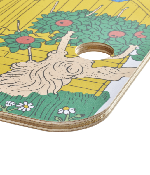 Muurla Pippi Skärbräda – The Way Home, 18x44 cm