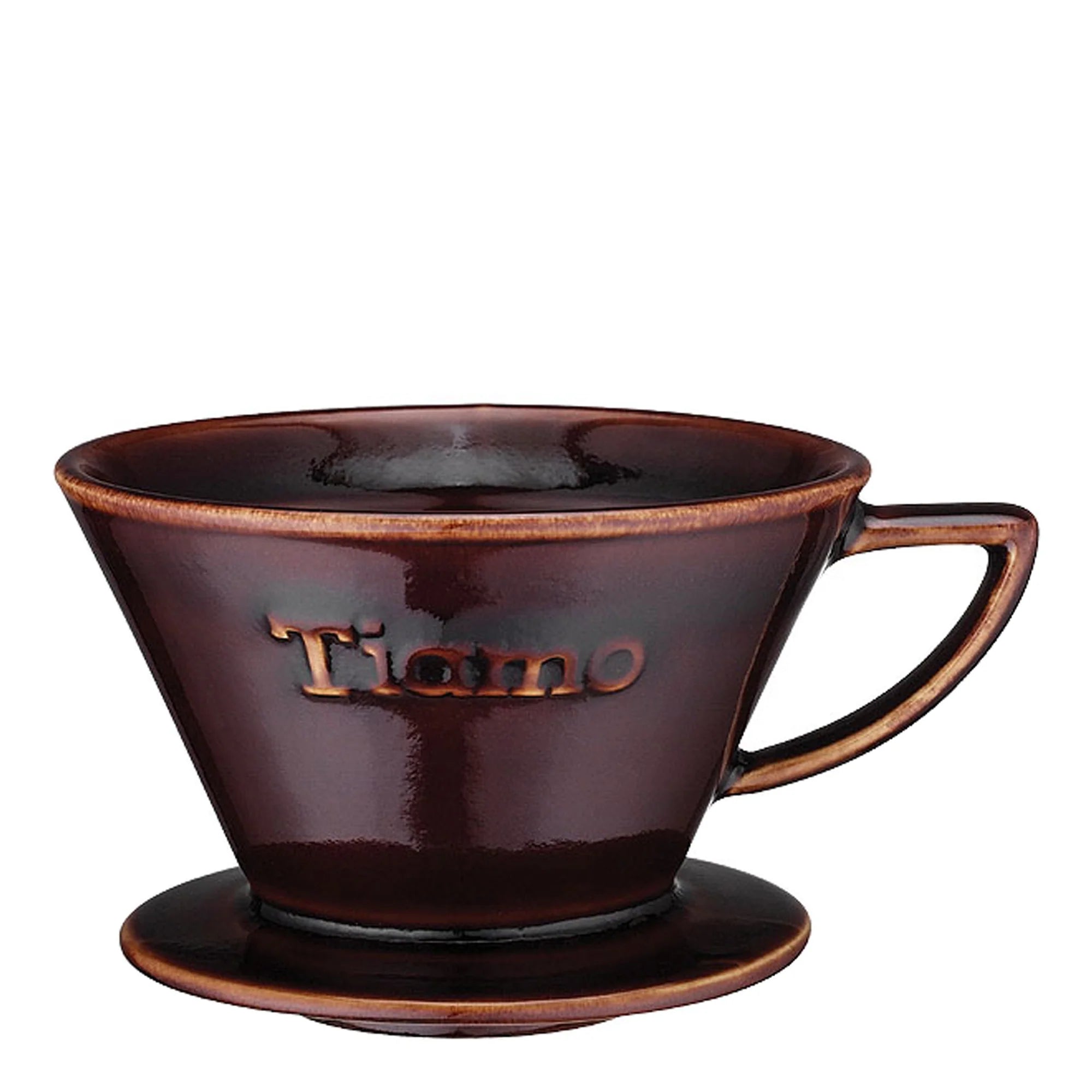Tiamo K02 Keramisk Pour Over - Brun