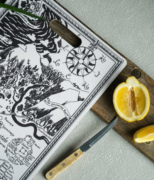 Muurla Chop & Serve Skärbräda 30x43cm – The Map