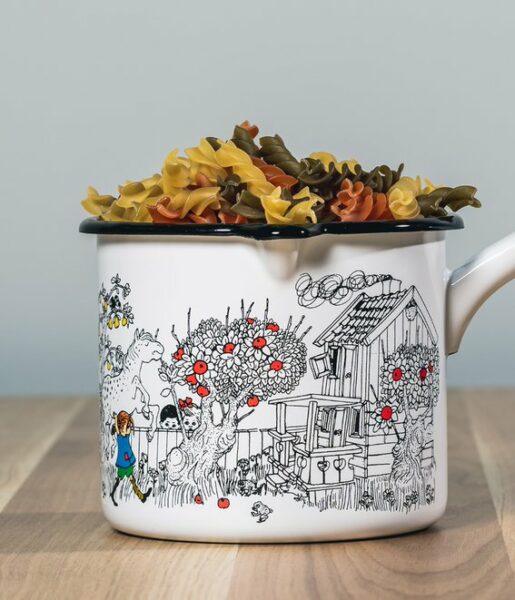 Muurla Pippi Emaljkastrull 1,3 L – The Way Home