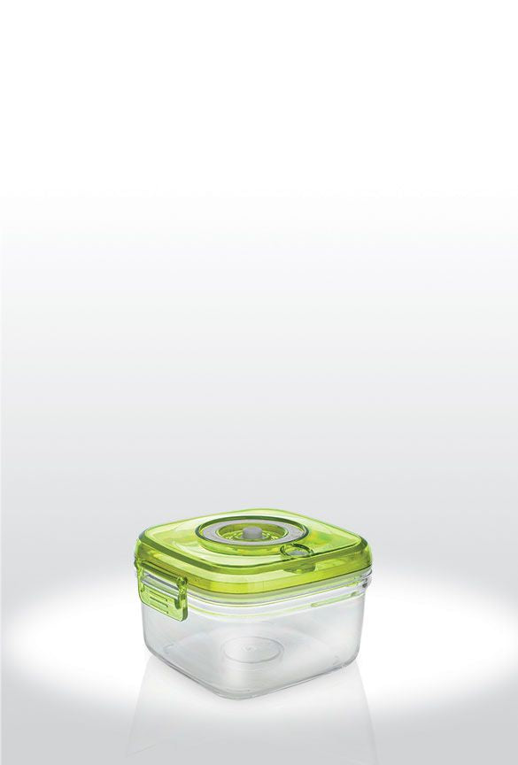 Vacucraft Liten Fyrkantig Vakuumbehållare + Pump – 0.7L