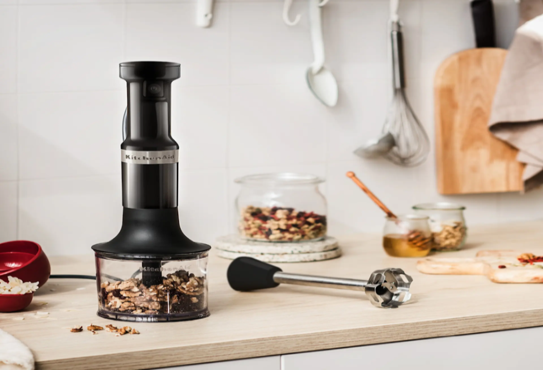 KitchenAid - Stavmixer 5KHBV83 med Tillbehör Svart
