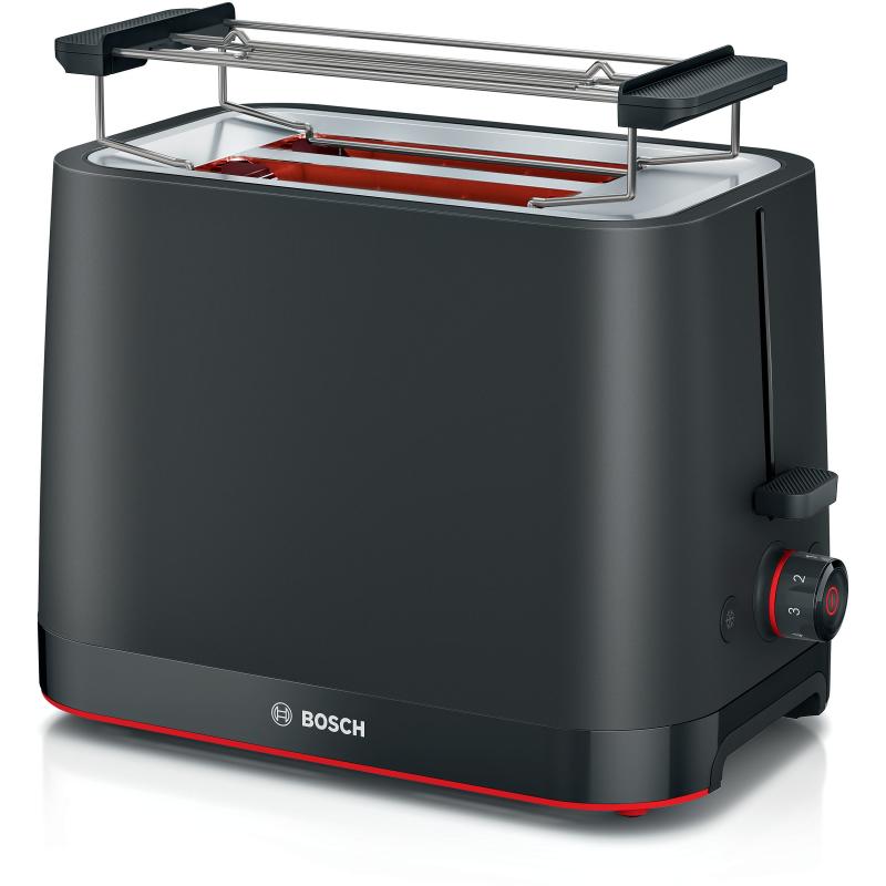 Bosch - Brödrost MyMoment TAT3M123 Svart, 2 Skivor