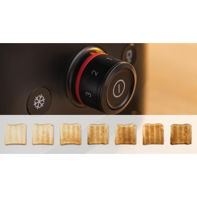 Bosch - Brödrost MyMoment TAT3M123 Svart, 2 Skivor