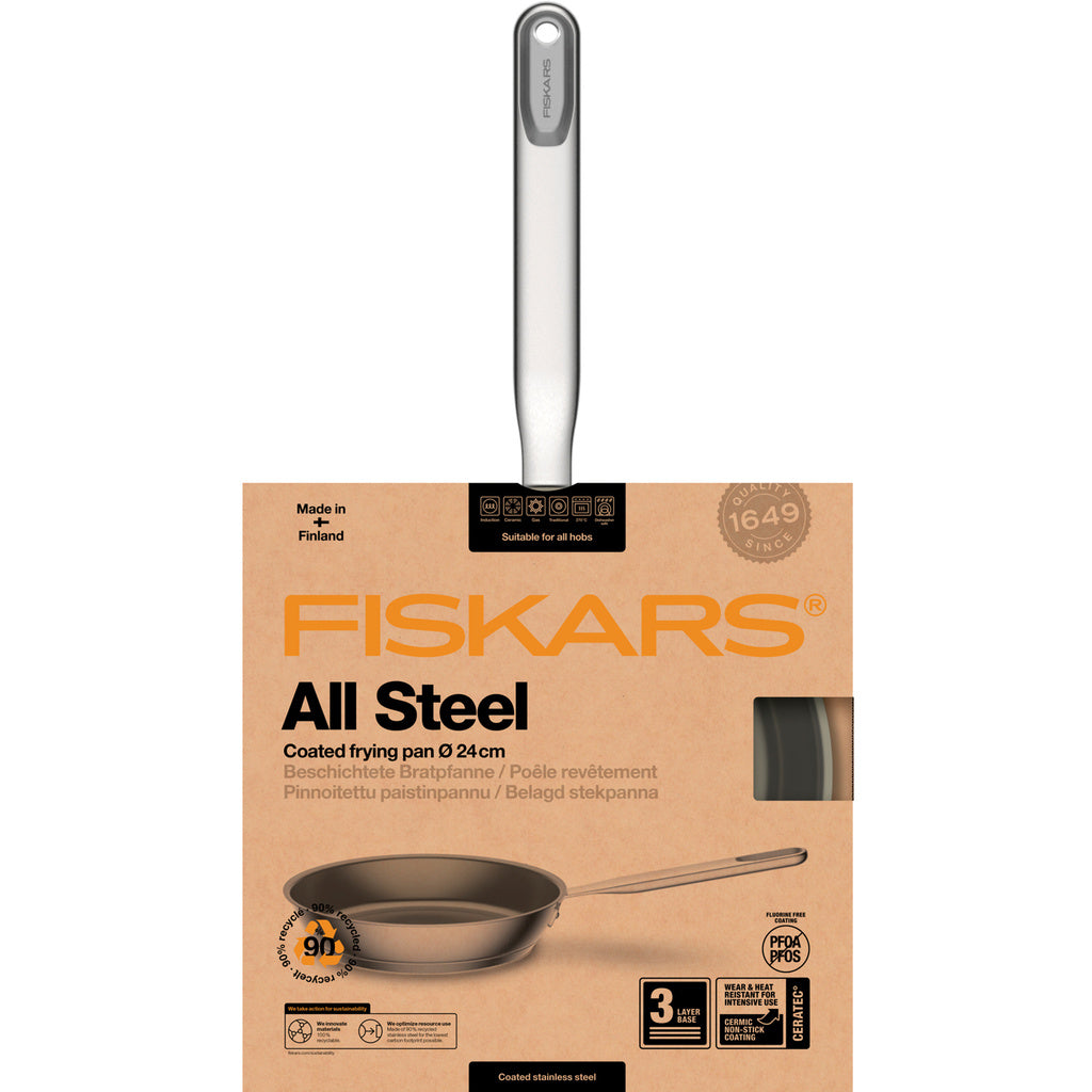 Fiskars - All Steel Stekpanna Ø24 Rostfritt Stål