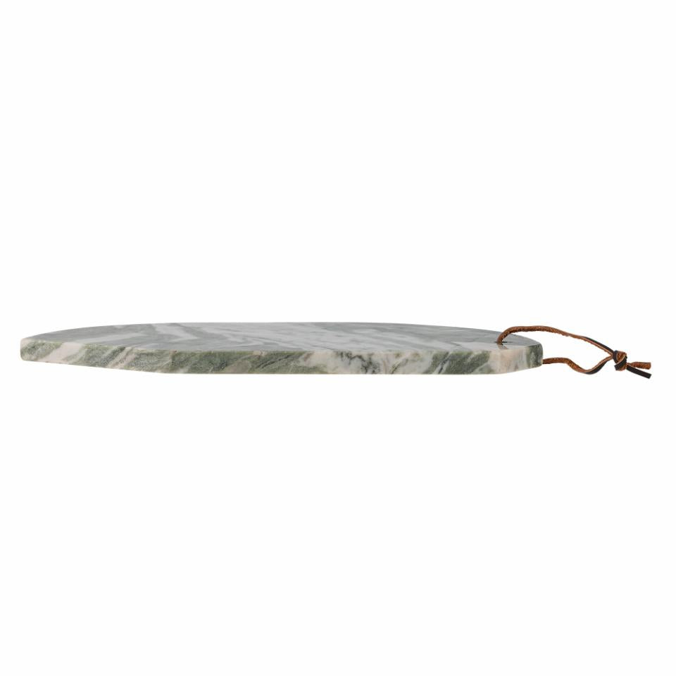 Bloomingville, Ziggy Skärbräda 38 cm Grön/Vit Marmor