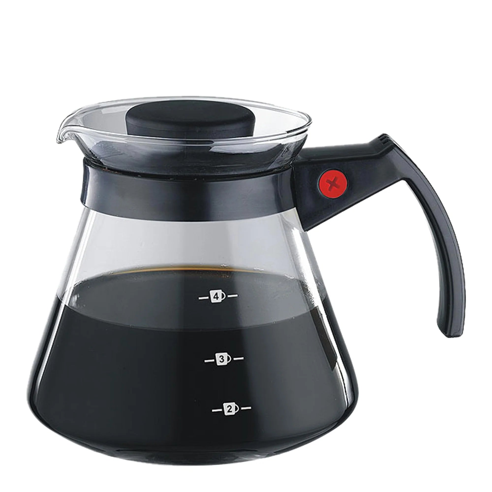 Tiamo kaffekanna 0,45L svart