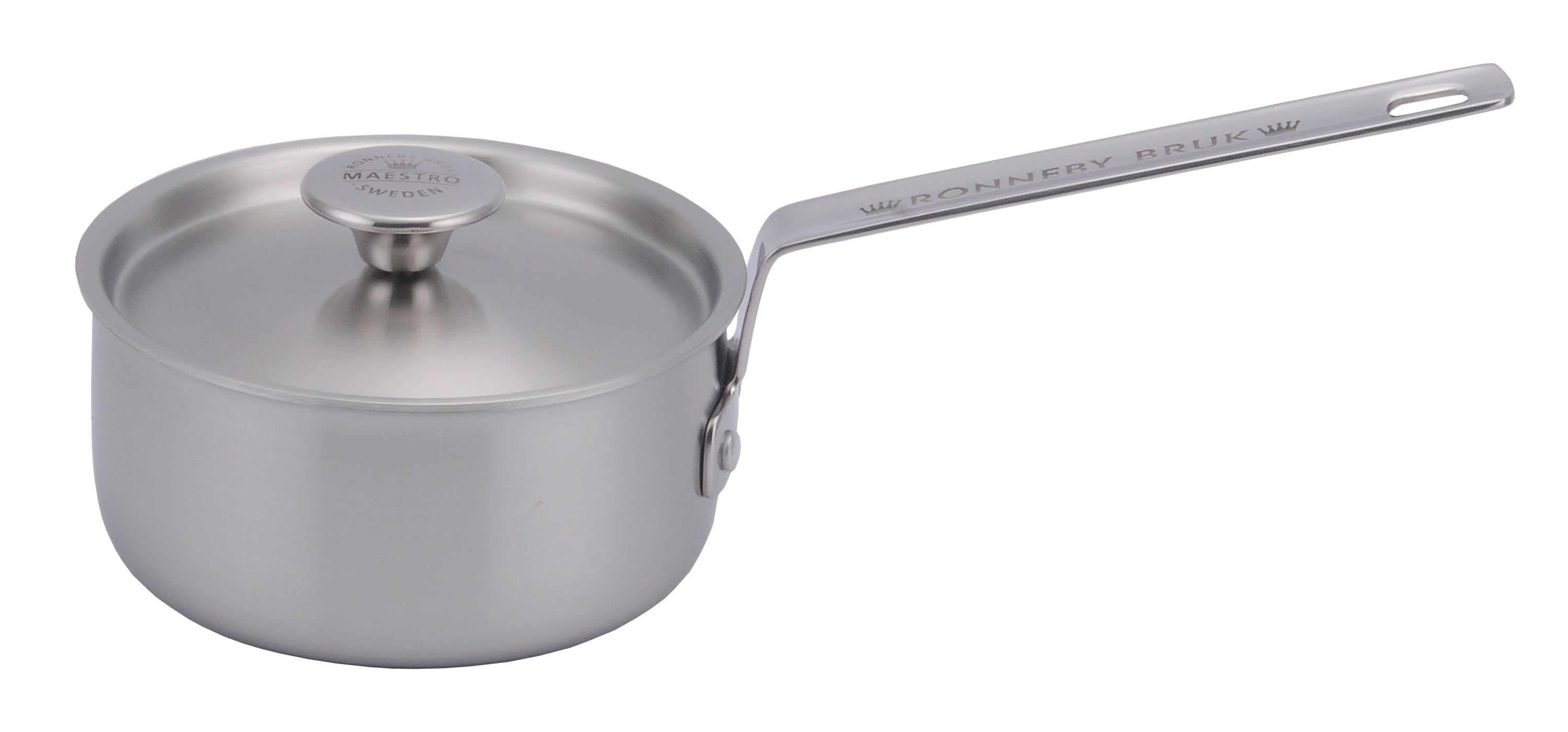Ronneby Bruk – Kastrull Rostfritt Stål Ø16 cm 1,2 liter