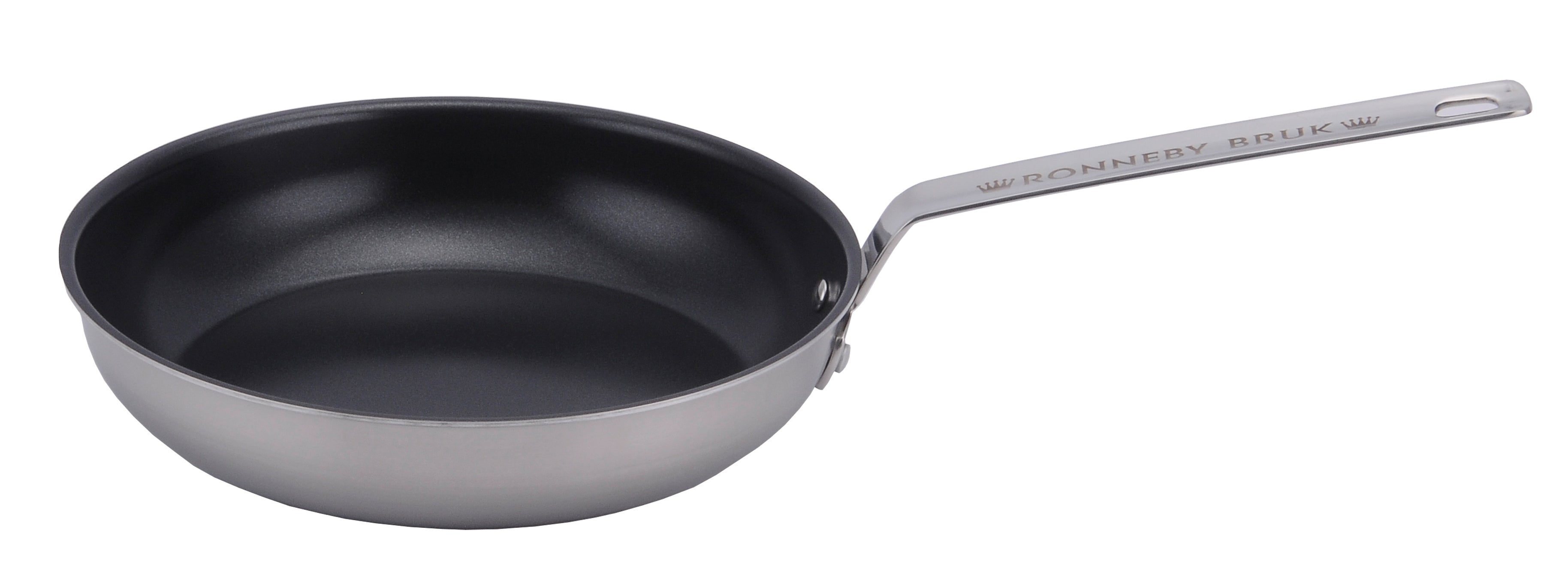 Ronneby Bruk – INOX Rostfri Stekpanna Nonstick Ø20 cm 3-Ply Konstruktion