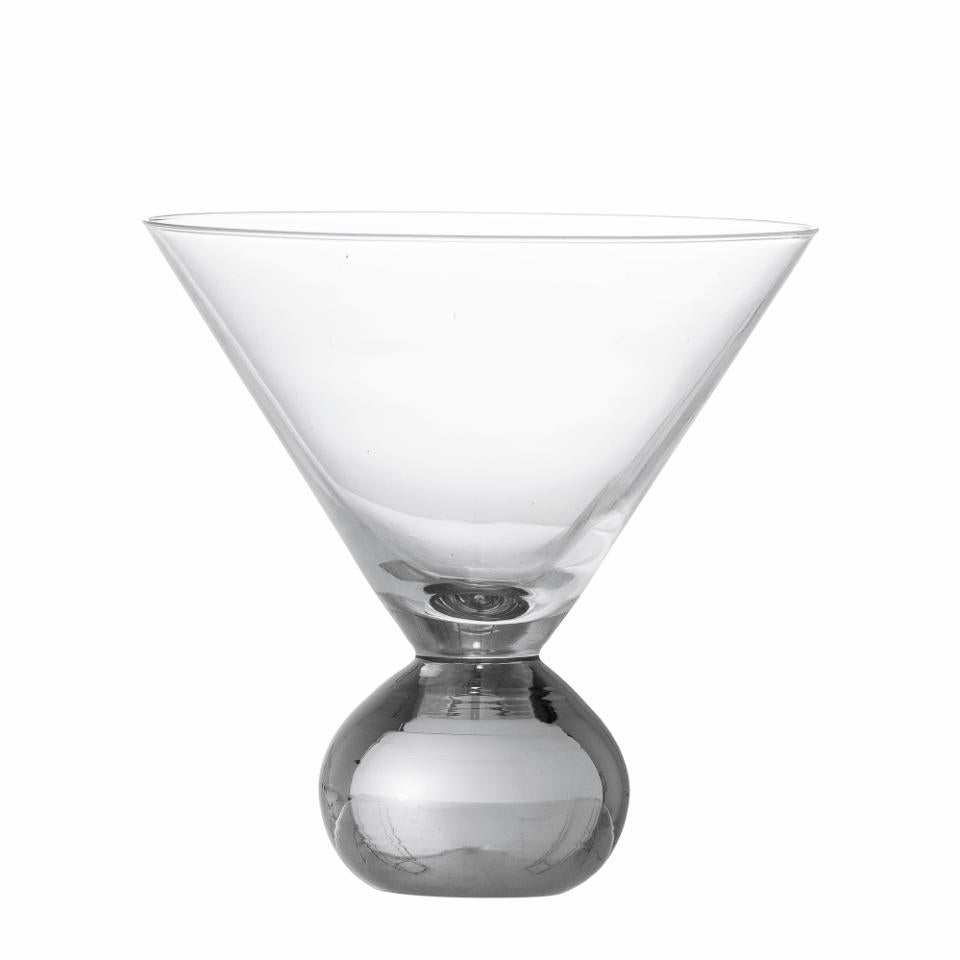 Bloomingville, Anine Cocktailglas Ø13 Silverfärgad Bas 330 ml