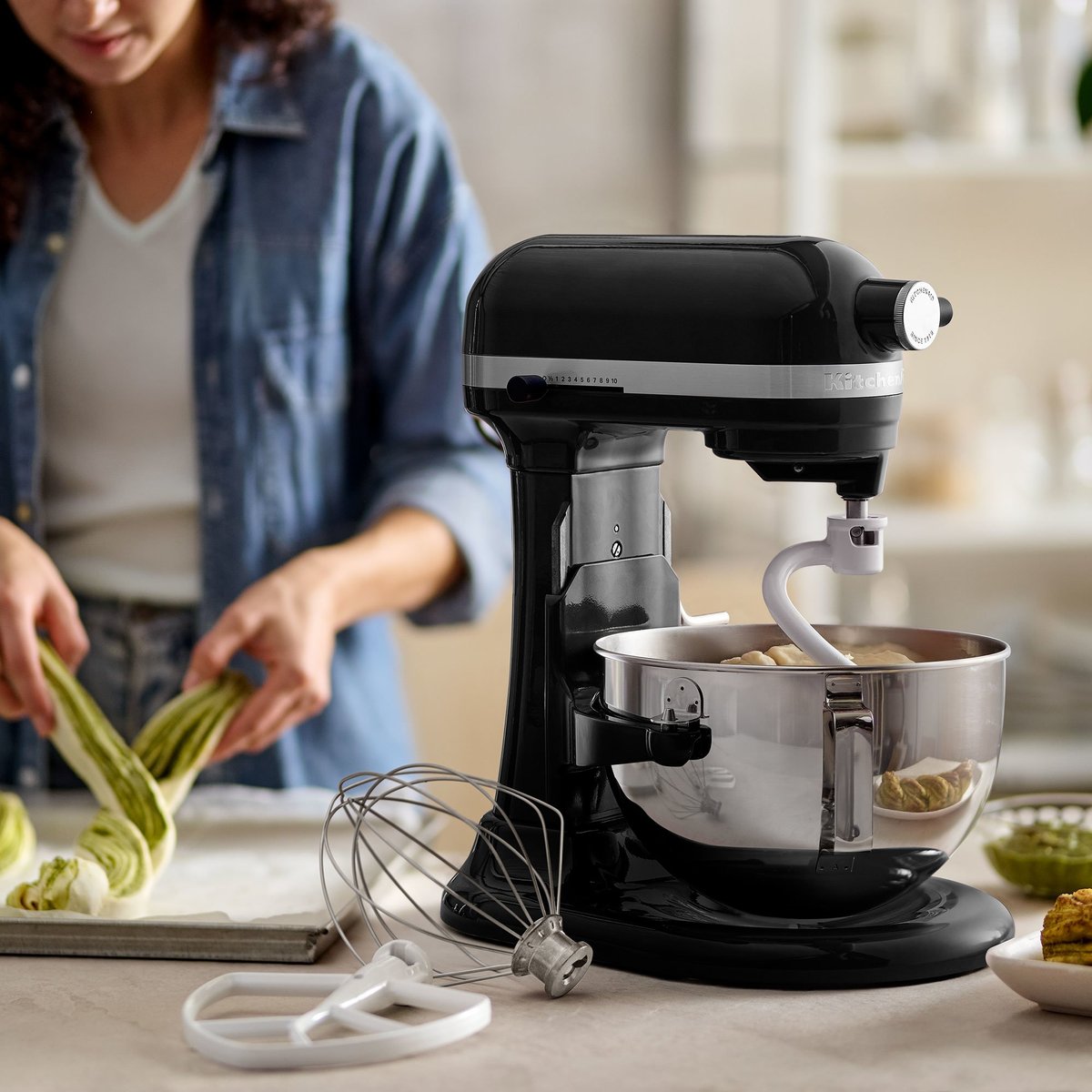 KitchenAid - Heavy Duty Köksmaskin med Lyftarm 5,2 liter Svart