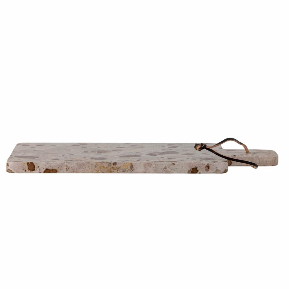 Bloomingville, Nukaka Skärbräda 40 cm Vit/Brun Marmor