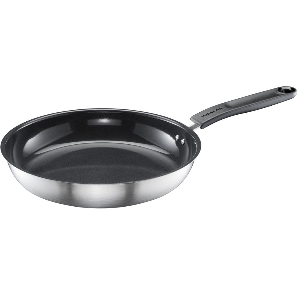 Fiskars - Functional Form Stekpanna Ø26 Non-Stick i Rostfritt Stål