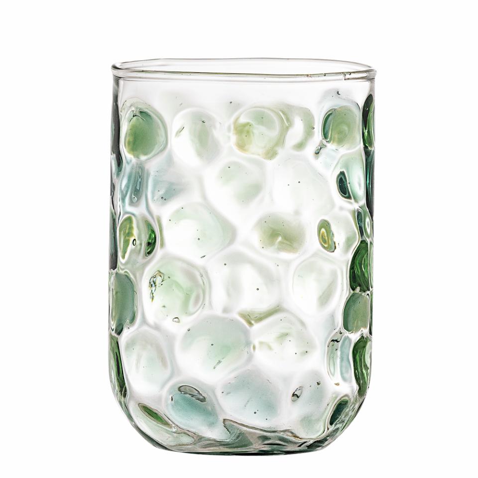 Bloomingville, Rondha Dricksglas Ø7 Gröna Nyanser 360 ml