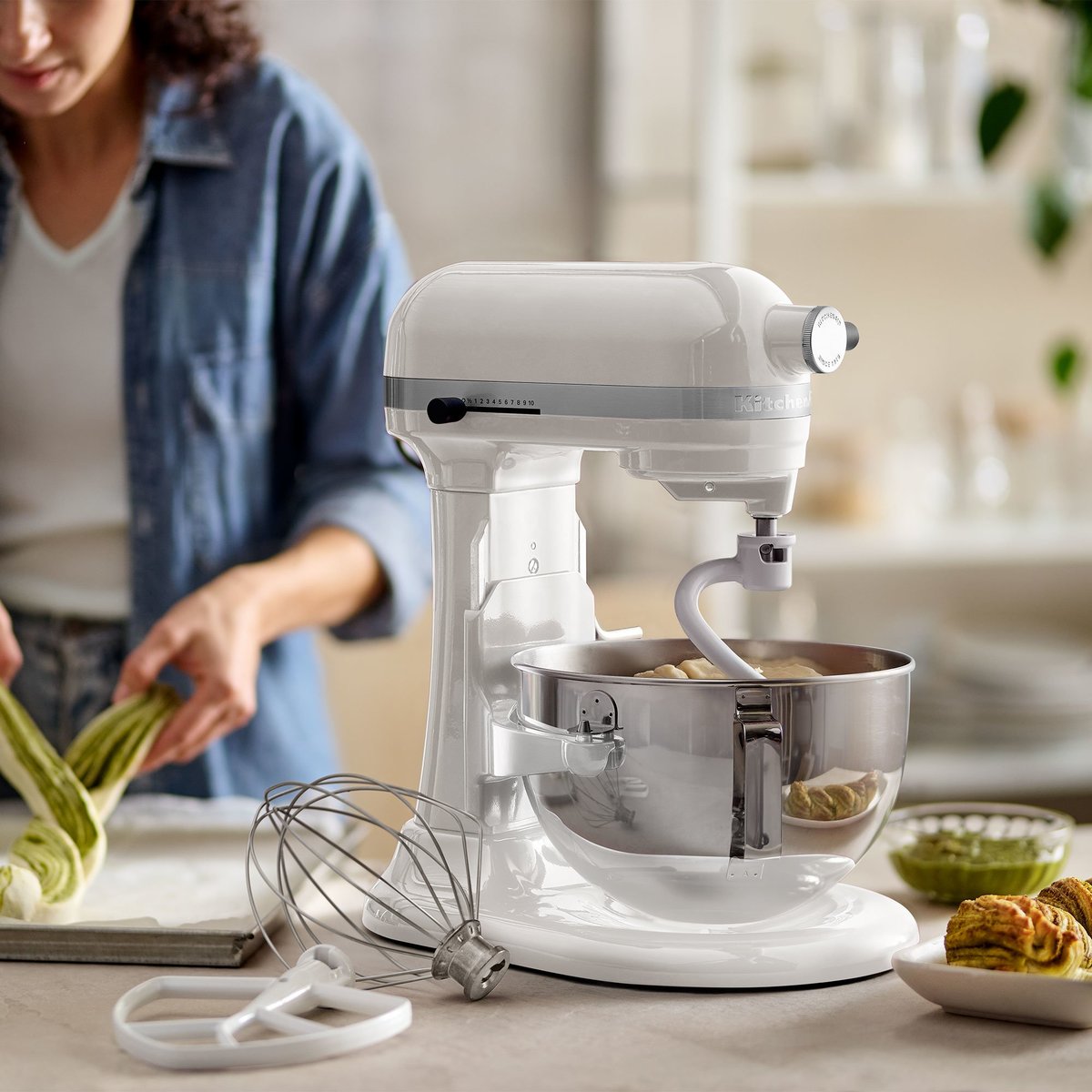 KitchenAid - Heavy Duty Köksmaskin med Lyftarm 5,2 liter Vit