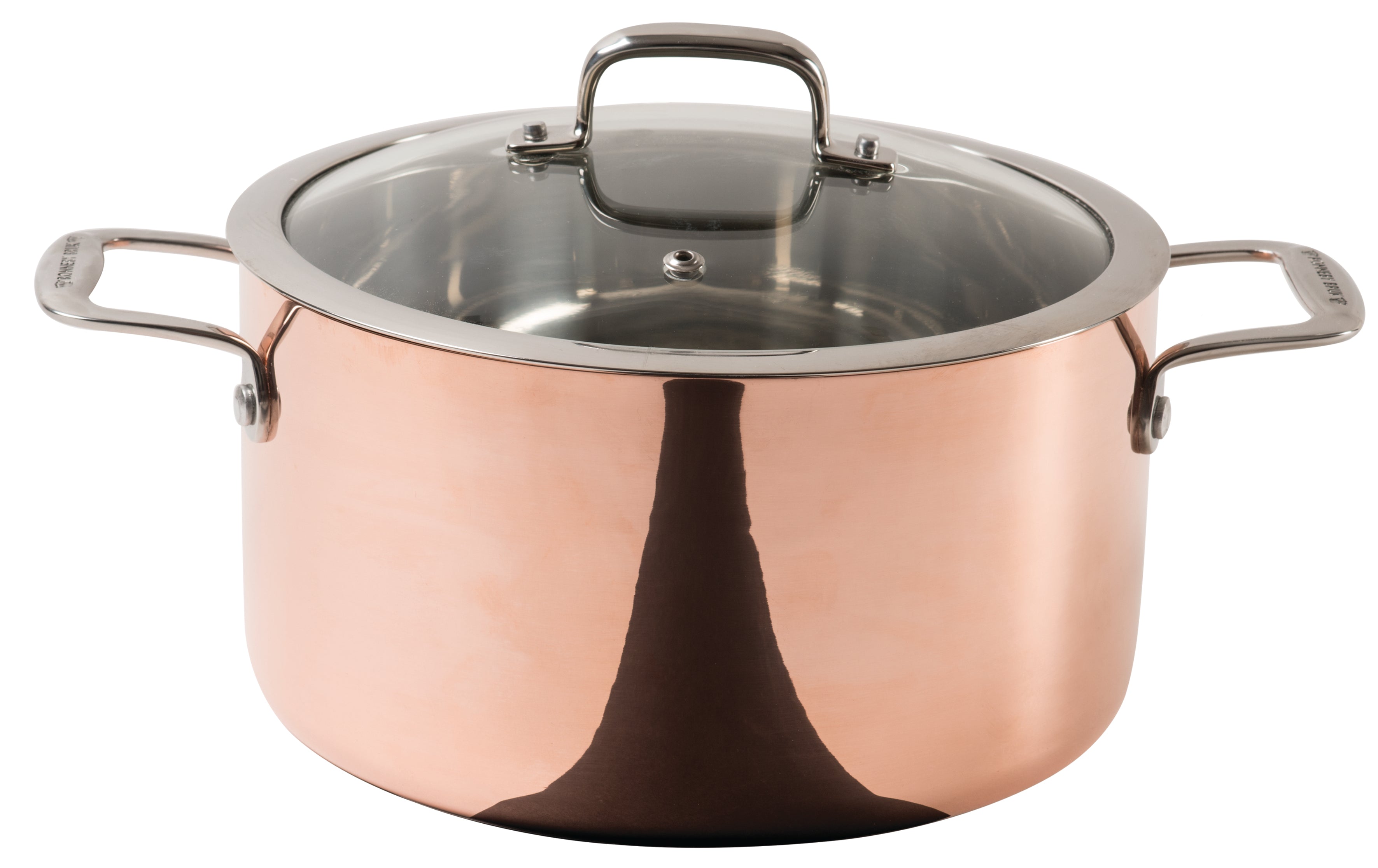 Ronneby Bruk – Koppargryta 5 L med Glaslock Ø24 cm