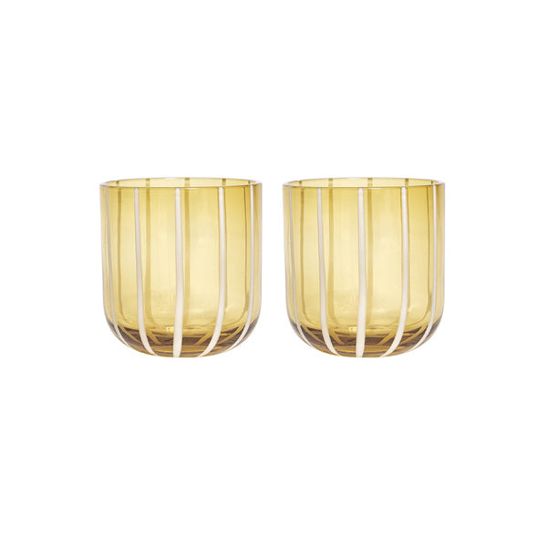 OYOY, Dricksglas Gula 2-Pack