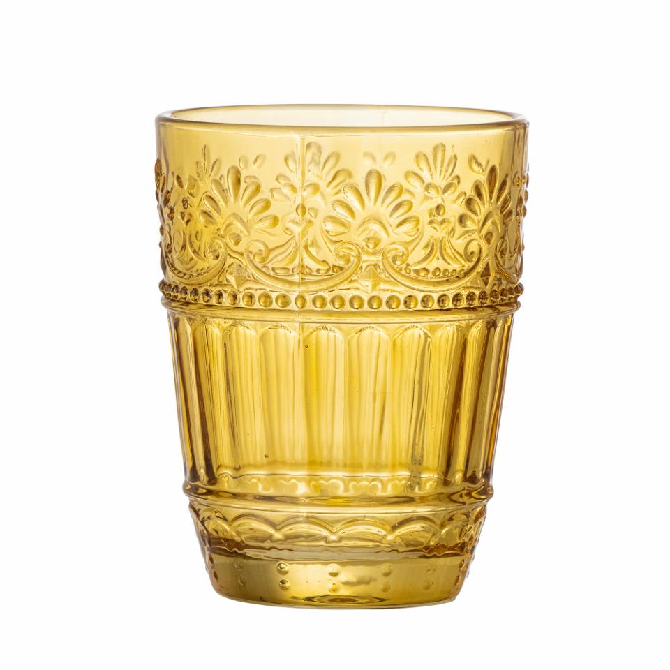 Bloomingville, Feyza Dricksglas Ø8 Gulfärgat 260 ml