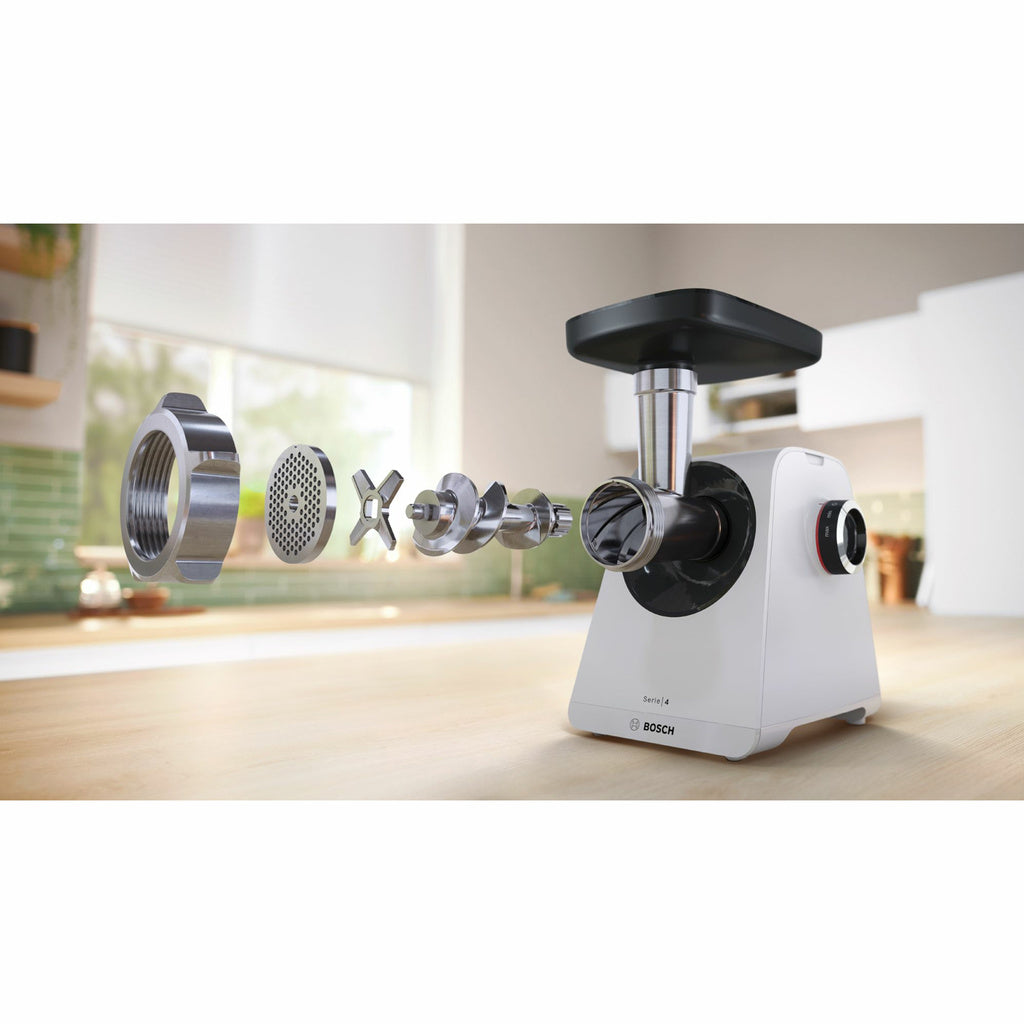 BOSCH - Köttkvarn MFWS420W Rostfri 1300W