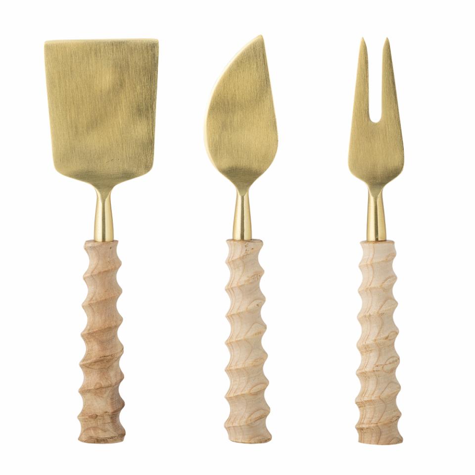 Bloomingville, Ostbestick Rostfritt Stål & Furu Guld