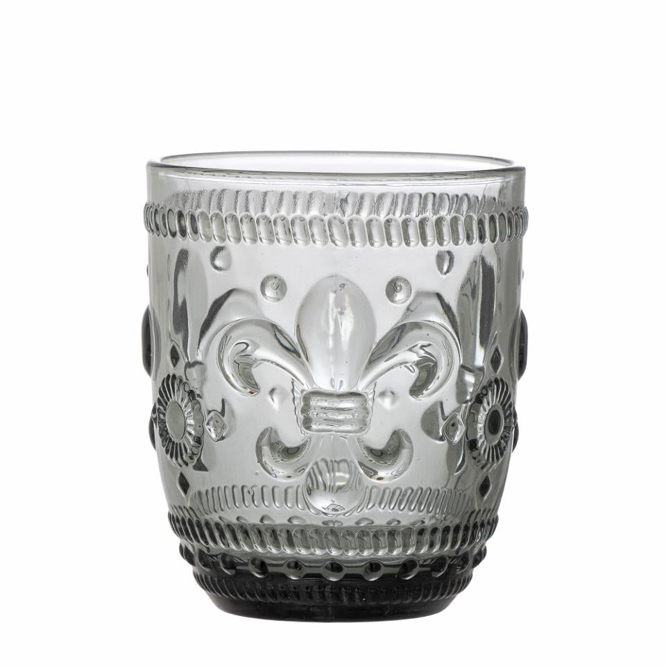 Bloomingville, Cordelia Dricksglas Ø8 Grått Glas 330 ml