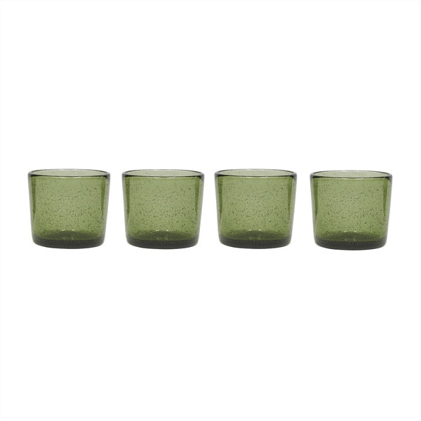 OYOY, Dricksglas Gröna 4-pack Ø8,5