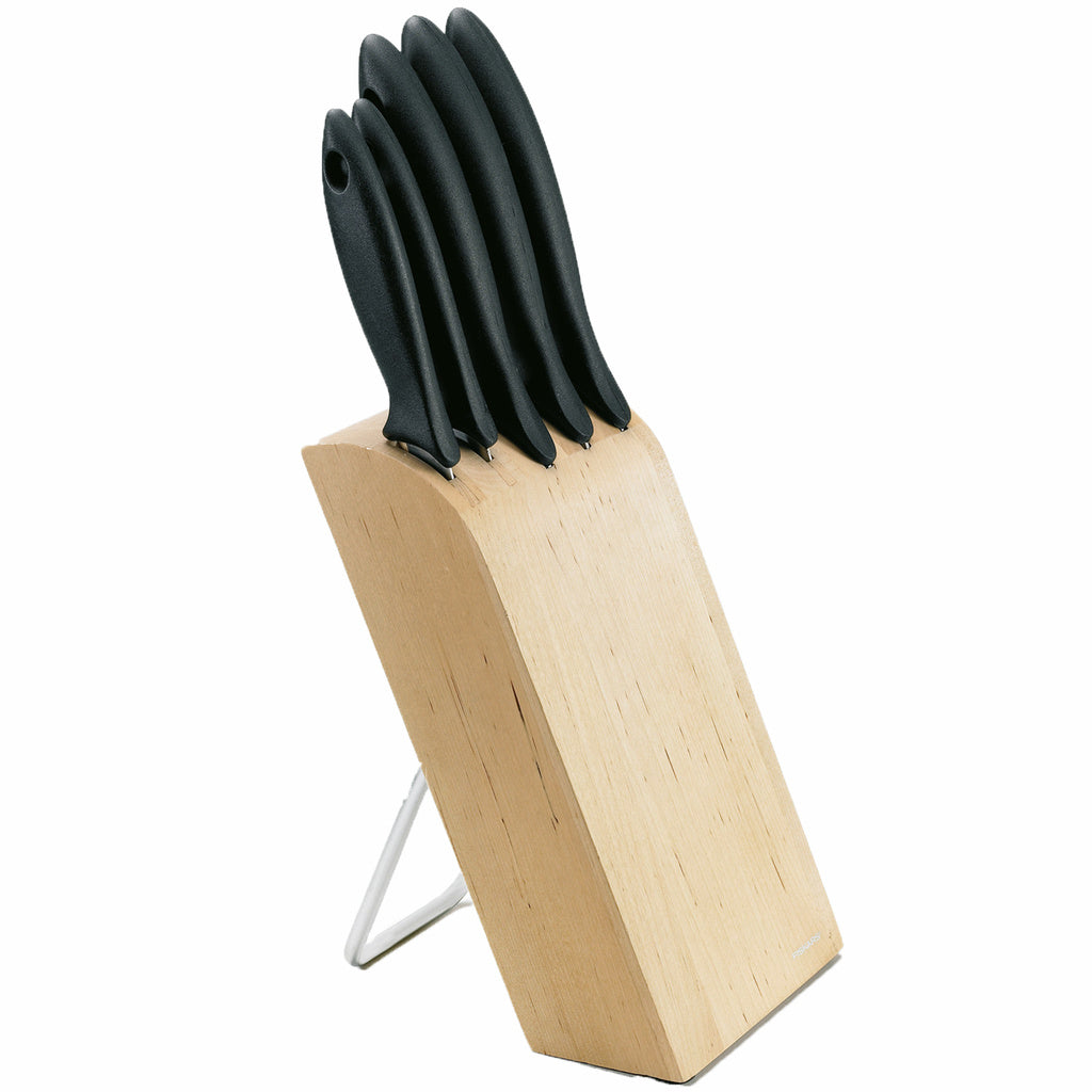Fiskars - Essential Knivblock med 5 Knivar