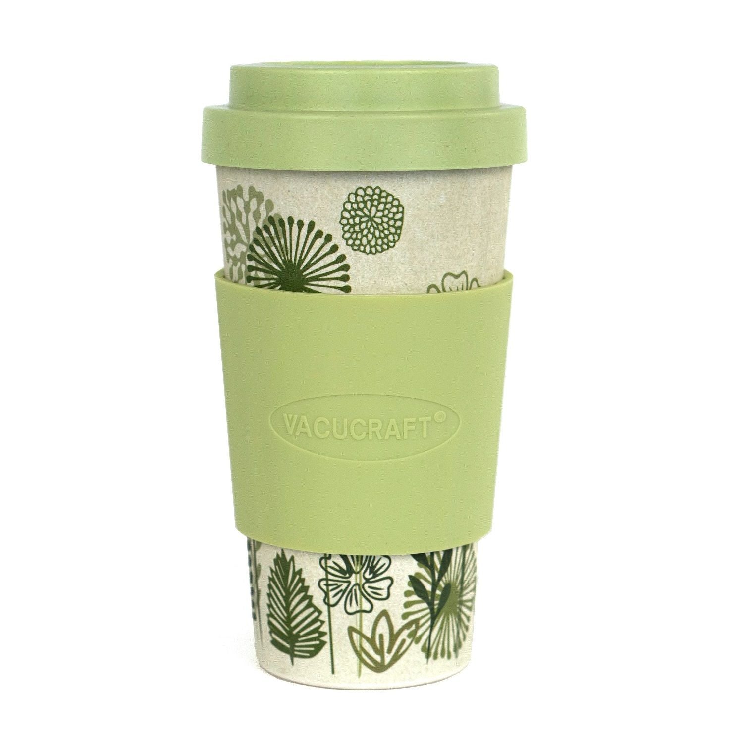 Vacucraft Bambu Kaffe & Te Kopp – 590 ml, Ljusgrön